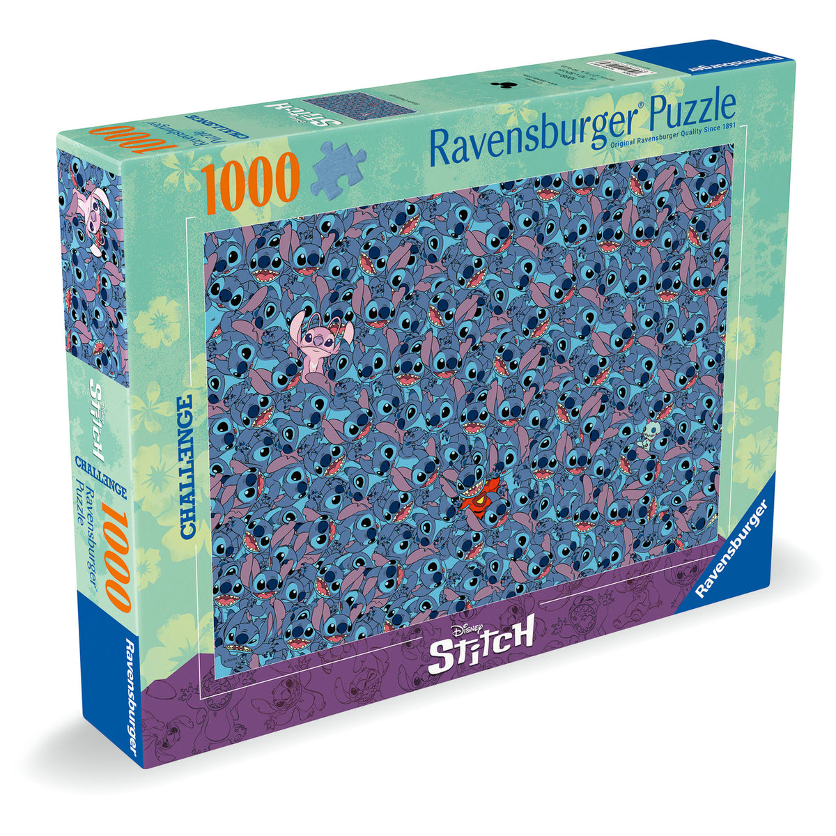 Ravensburger Puzzle Disney Stitch Challenge 1000 Piece