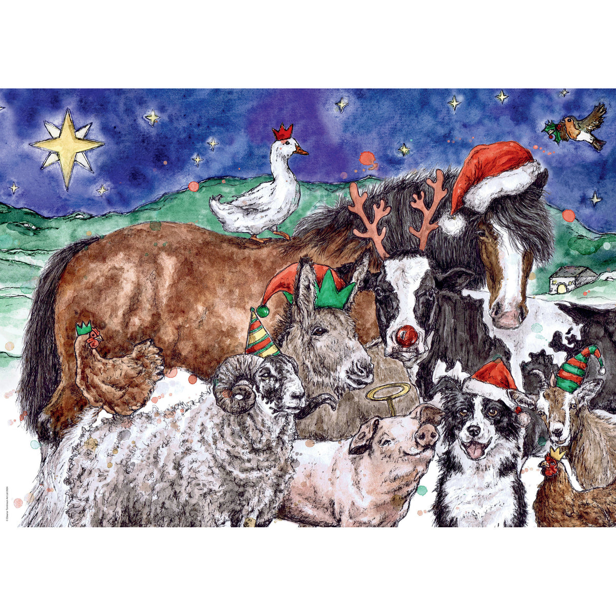 Ravensburger Puzzle Heard It's Nearly Chrsitmas 1000 Piece