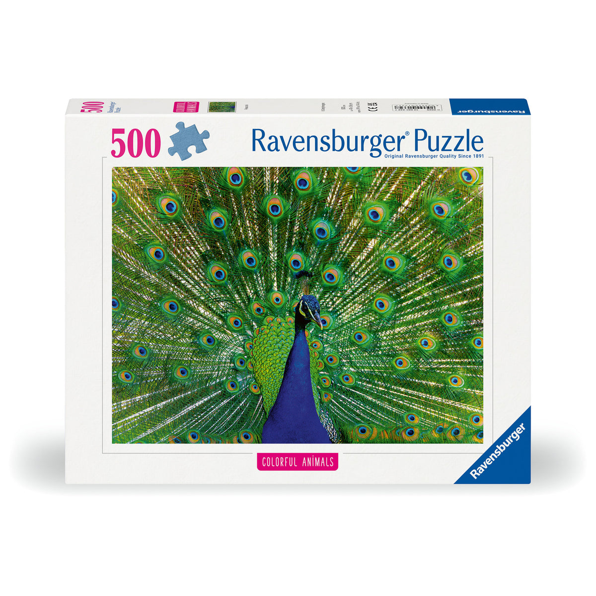 Ravensburger Puzzle Peacock 500 Piece