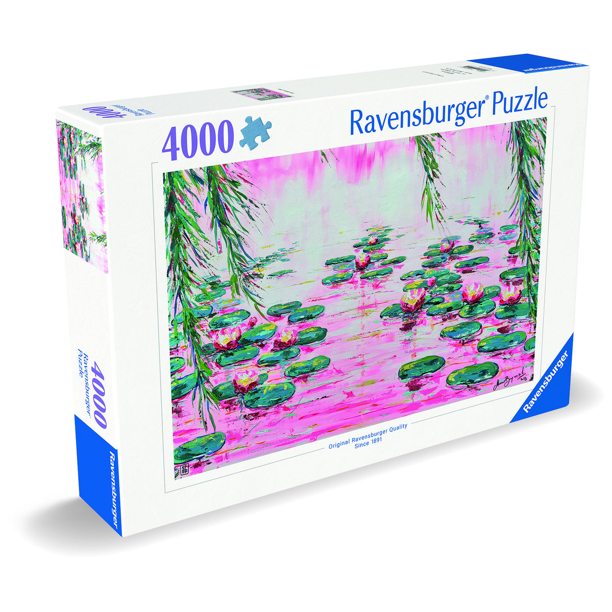Ravensburger Puzzle Pink Water Lillies 4000 Piece