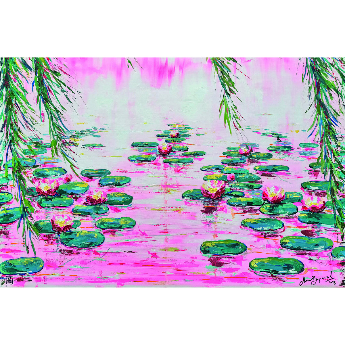Ravensburger Puzzle Pink Water Lillies 4000 Piece