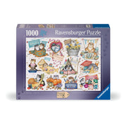 Ravensburger Puzzle Crazy Cats: Cat's Calendar 1000 Piece