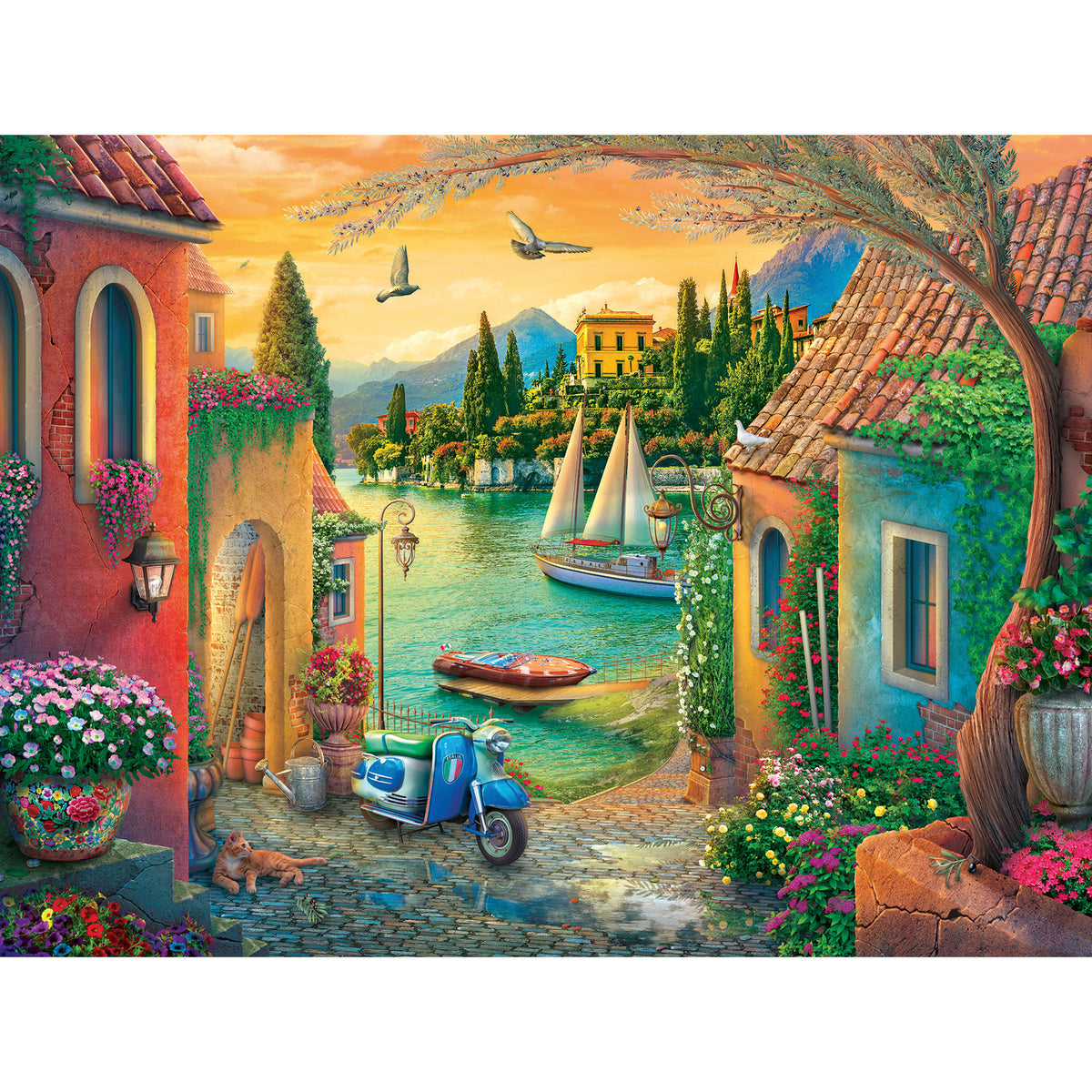 Ravensburger Puzzle European Villa Views 750 Piece