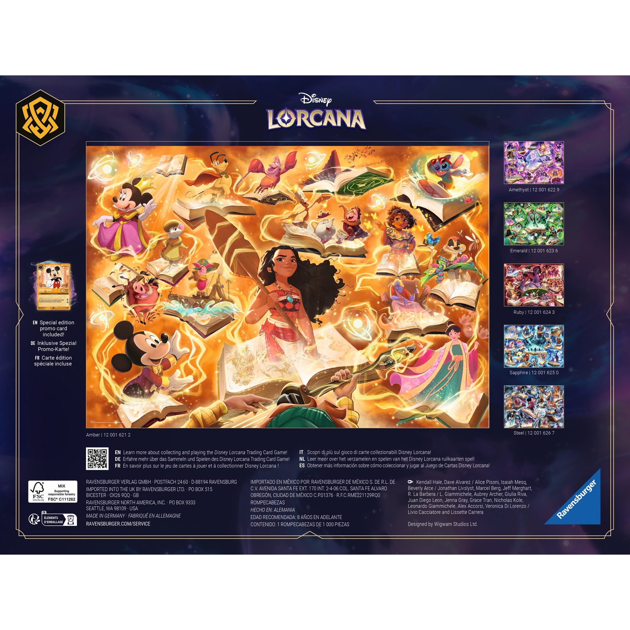 Ravensburger Disney Lorcana 1000 Piece Puzzle - Amber
