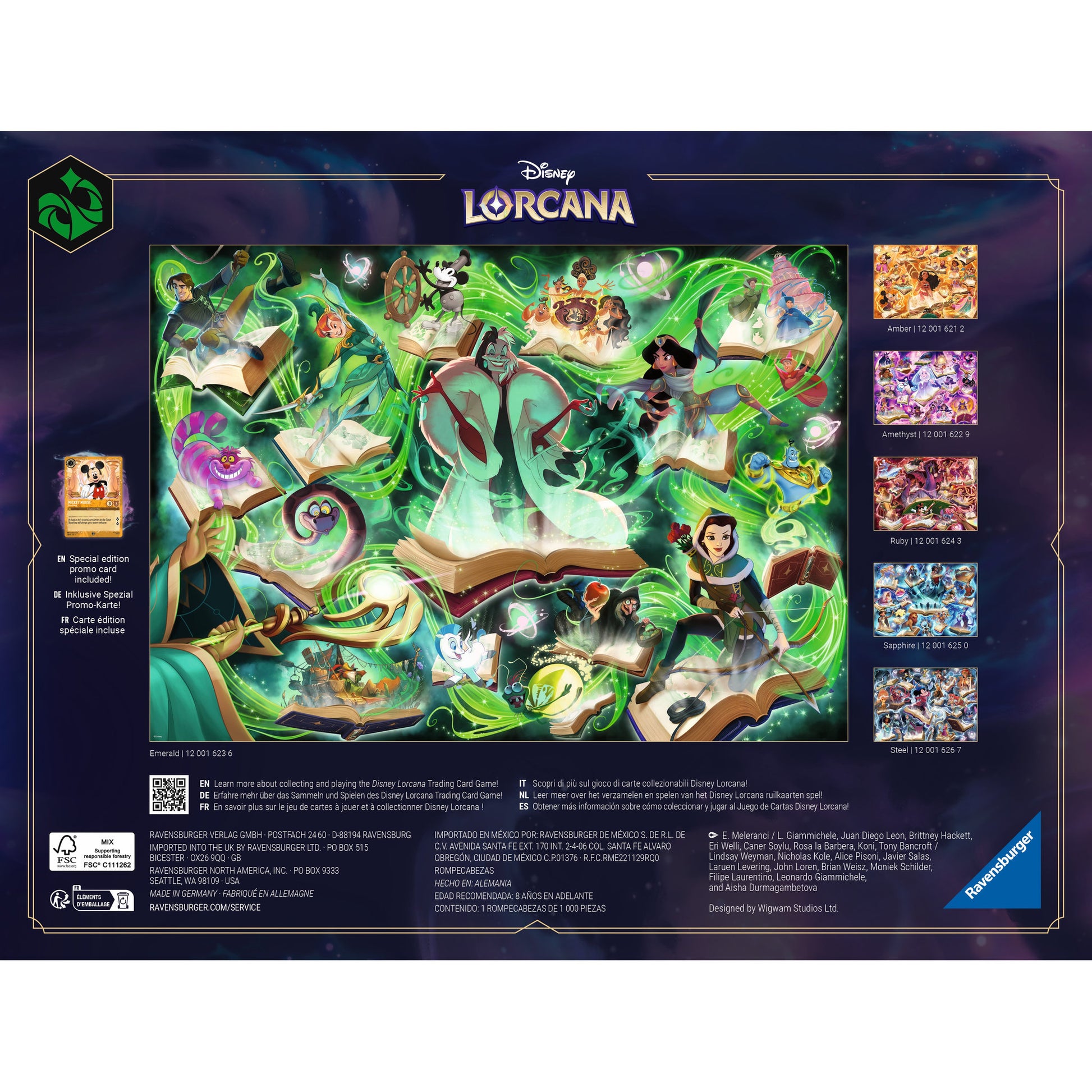 disney lorcana puzzle cards Ravensburger Disney Lorcana 1000 Piece Puzzle