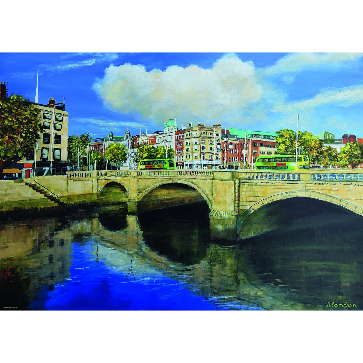 Ravensburger Puzzle O'Connell Bridge Dublin 1000 Piece