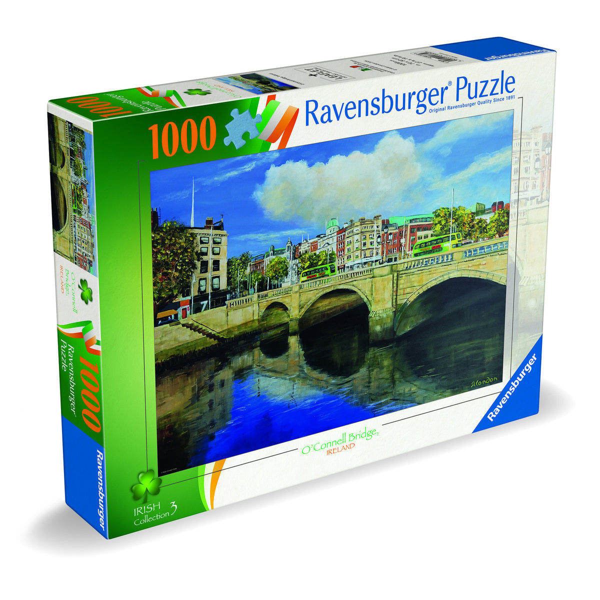 Ravensburger Puzzle O'Connell Bridge Dublin 1000 Piece