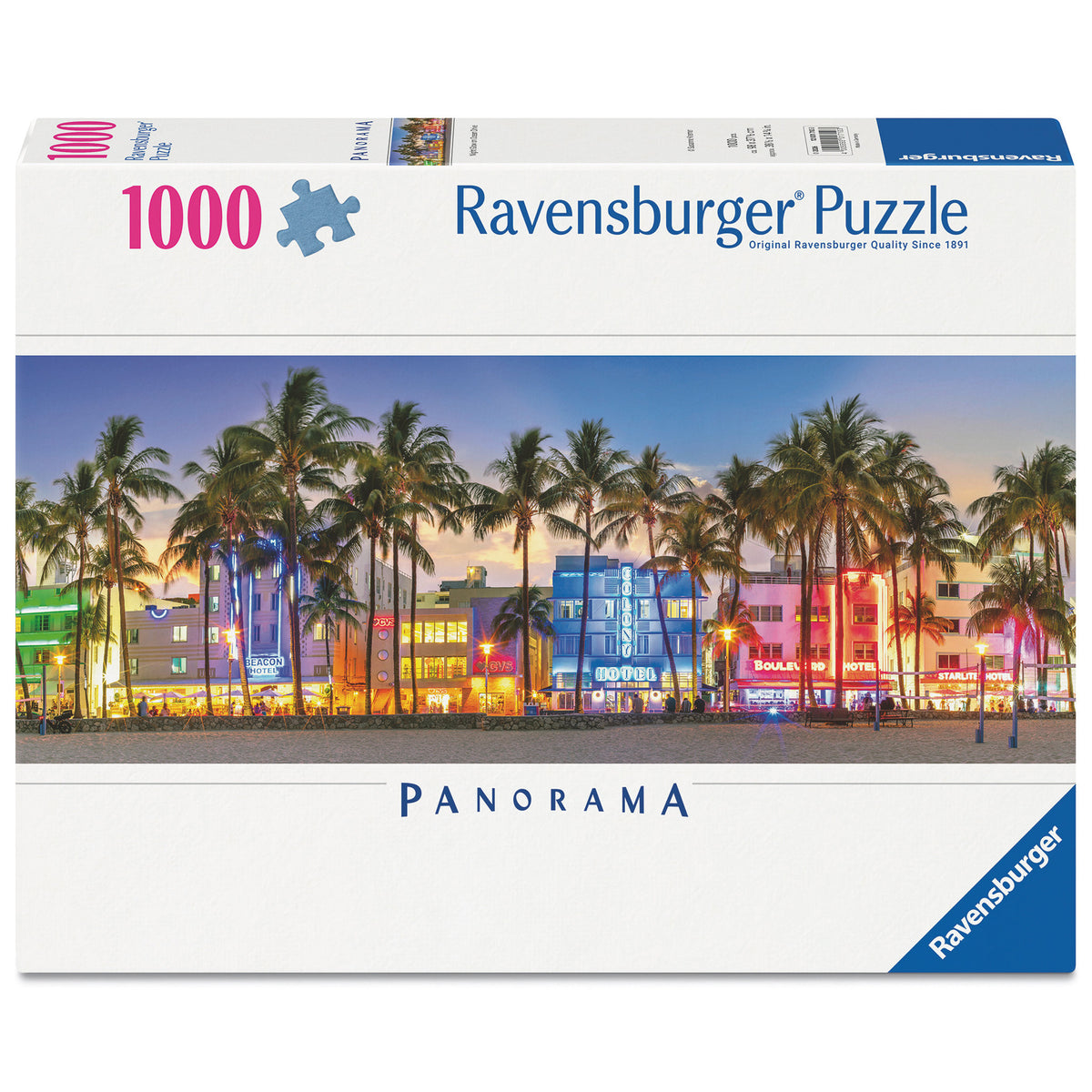 Ravensburger Puzzle Night Glow On Ocean Drive 1000 Piece