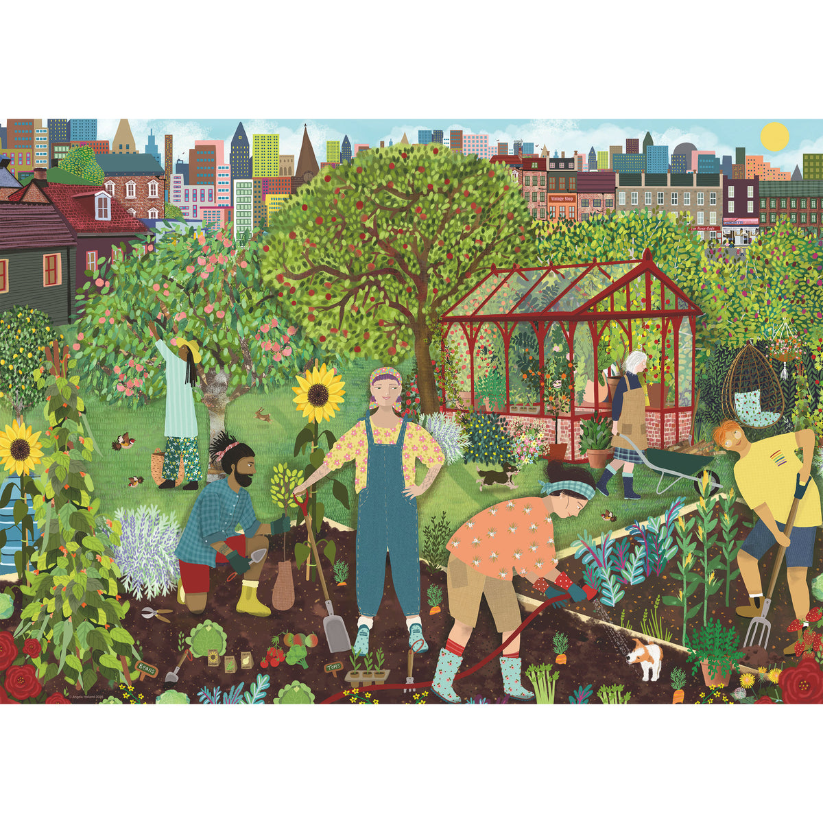 Ravensburger Puzzle The Allotment 1000 Piece