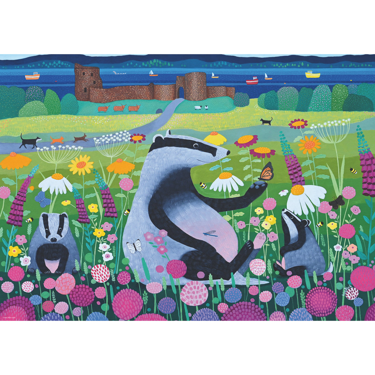 Ravensburger Puzzle Meadow Mischief 1000 Piece