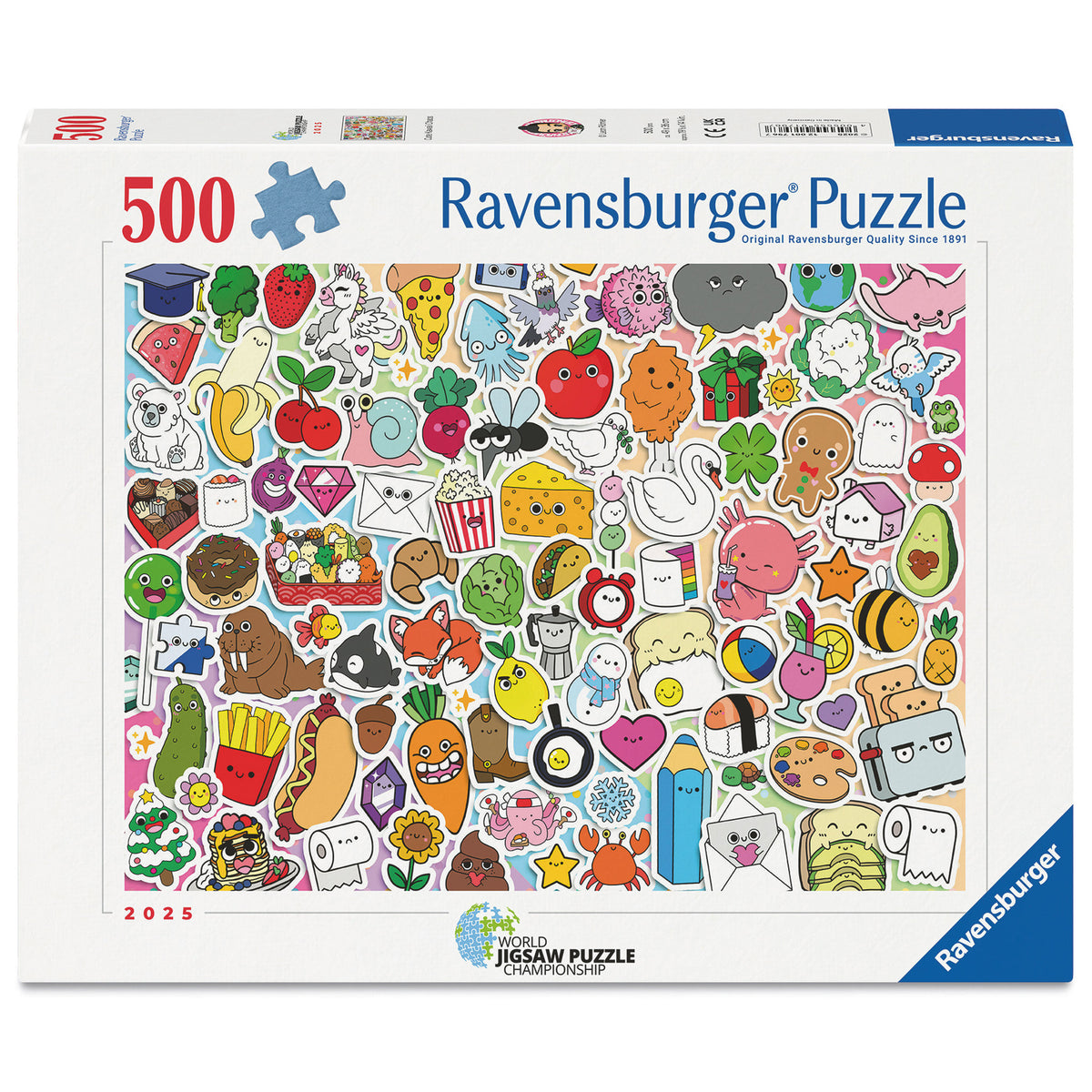 Ravensburger Puzzle Cute Kawaii Chaos 500 Piece