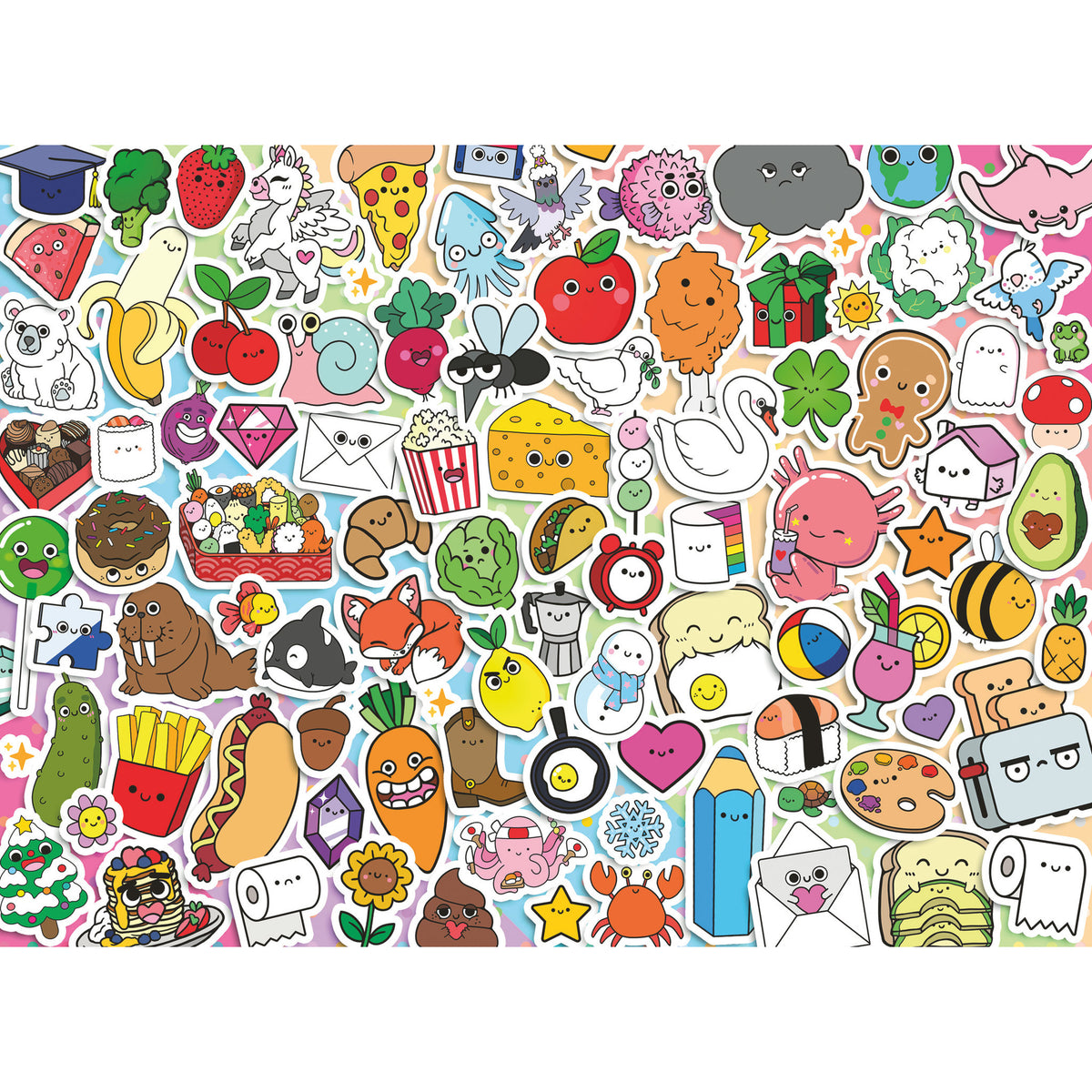 Ravensburger Puzzle Cute Kawaii Chaos 500 Piece