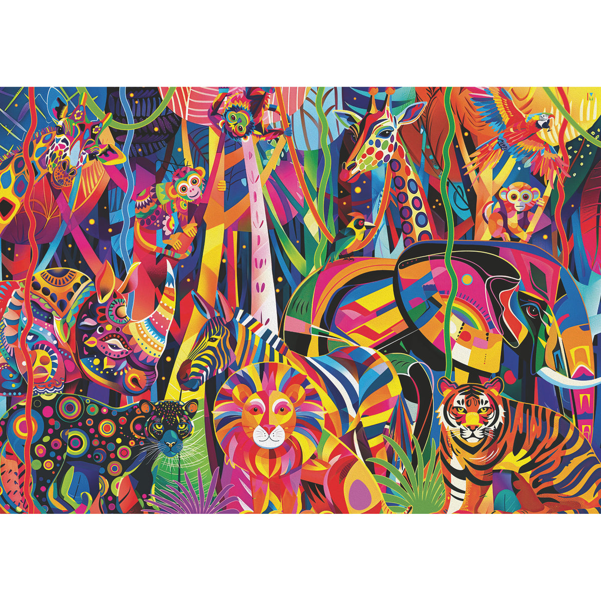 Ravensburger Puzzle Jeweled Jungle 500 Piece