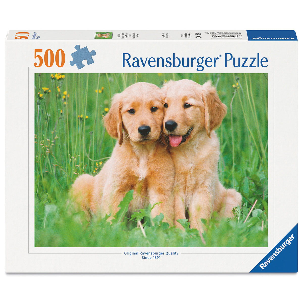 Ravensburger Puzzle The Golden Retriever Brothers 500 Piece