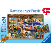 Ravensburger Puzzle Planes & Trains 2 x 12 Piece