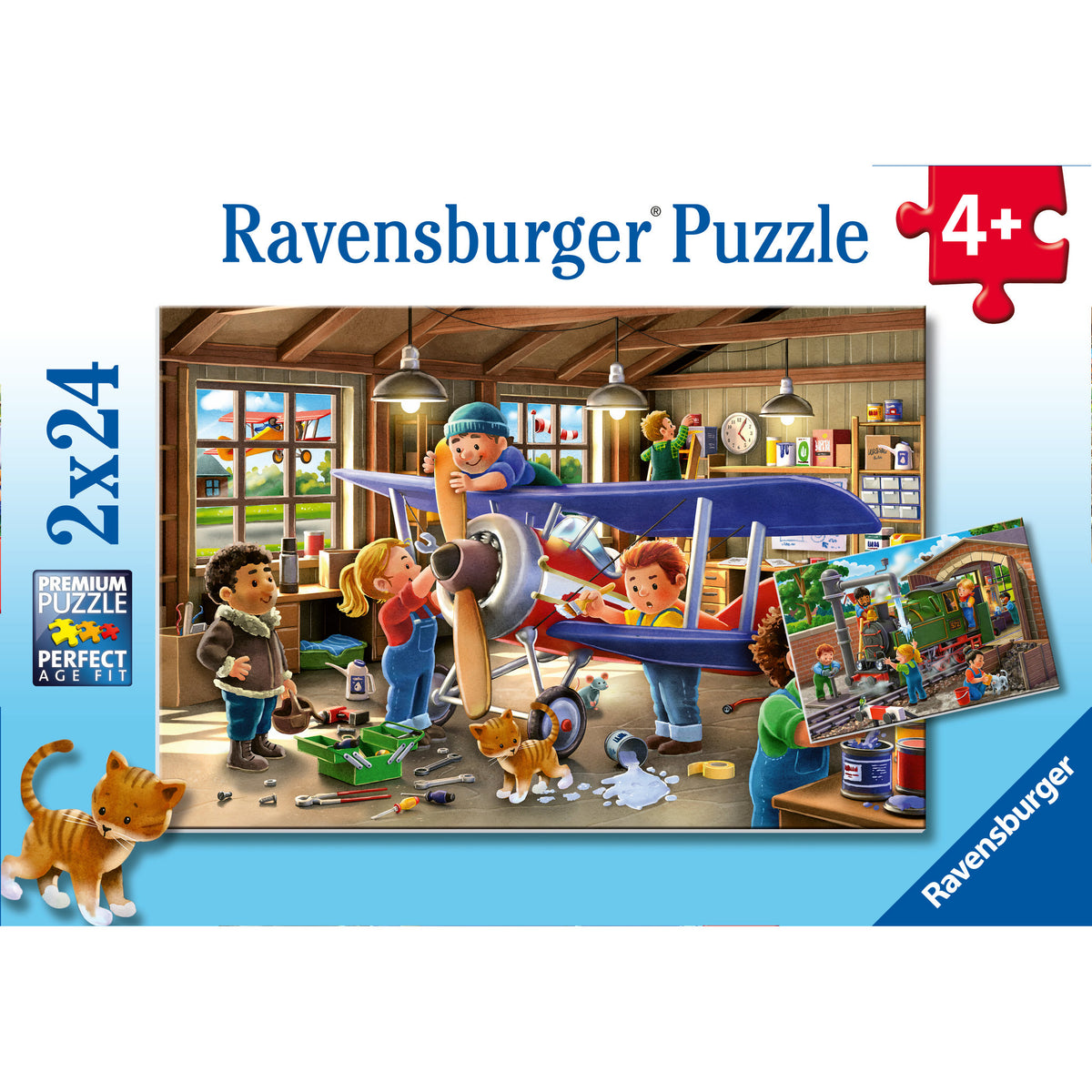 Ravensburger Puzzle Planes & Trains 2 x 12 Piece