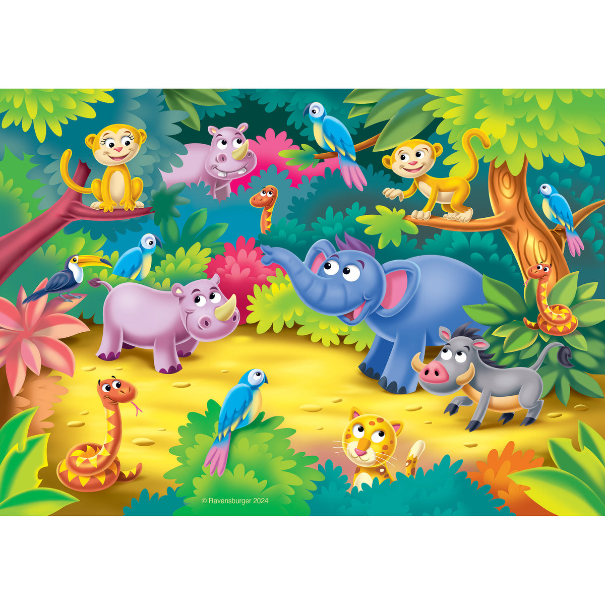 Ravensburger Puzzle How Many Can You Count 4 In a Box