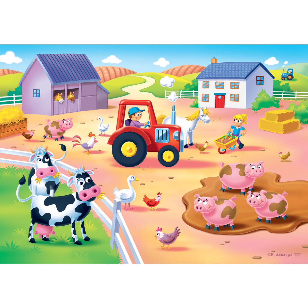 Ravensburger Puzzle How Many Can You Count 4 In a Box