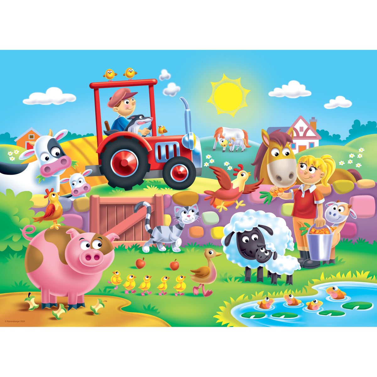 Ravensburger Puzzle Fun On The Farm First Floor 16 Piece