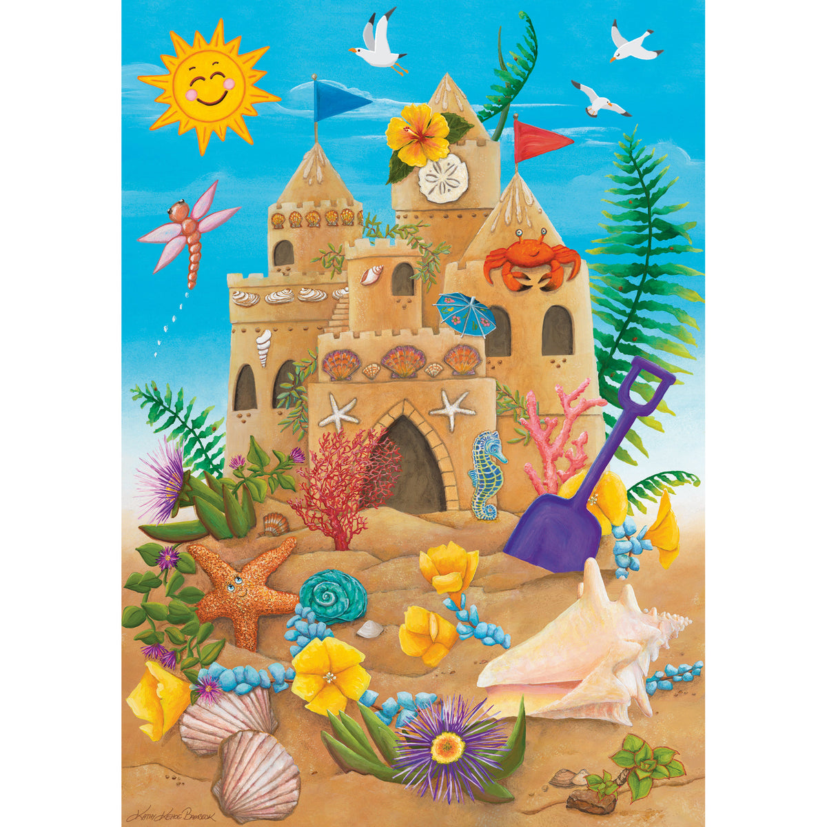 Ravensburger Puzzle Sunshine Sandcastle 35 Piece