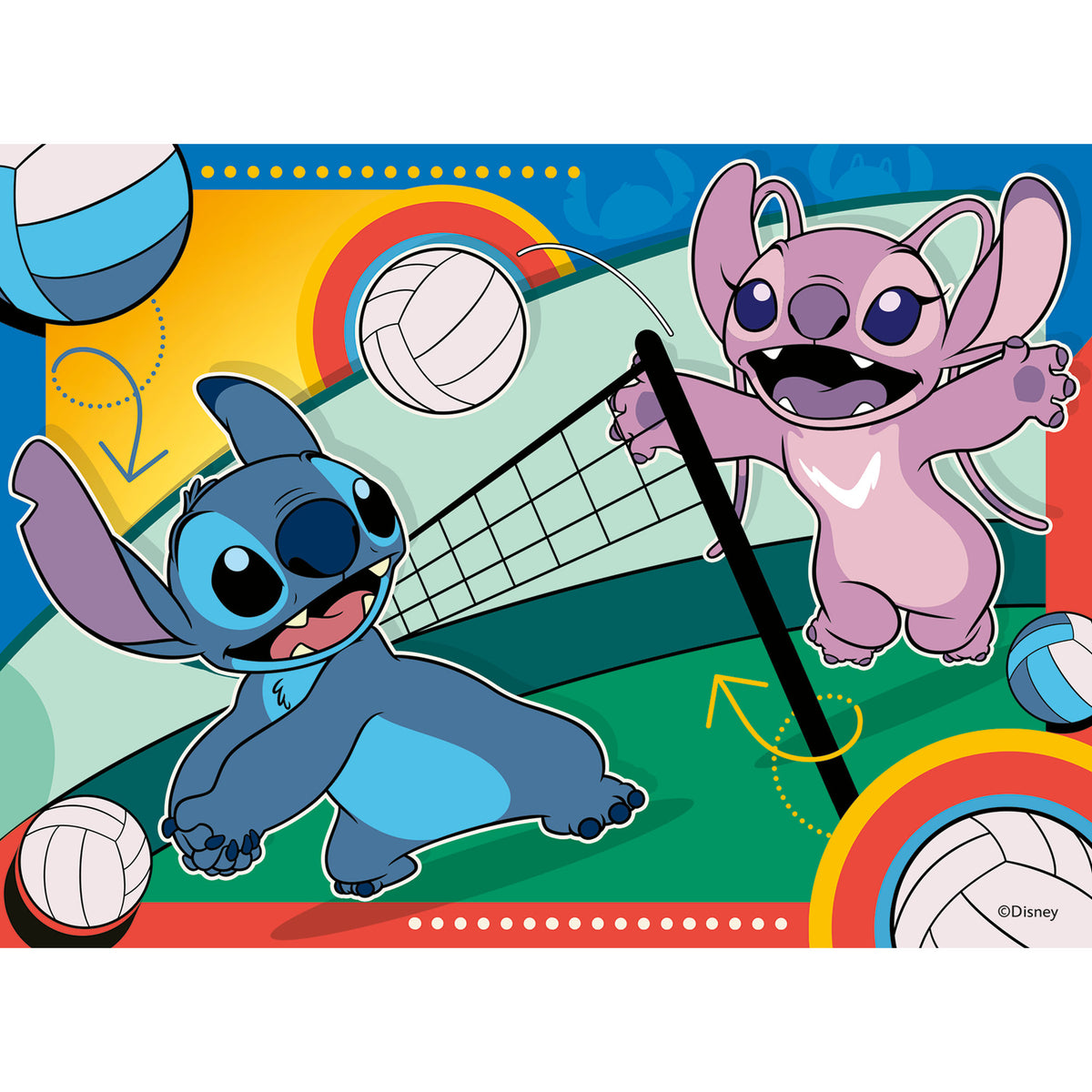 Ravensburger Puzzle Disney Stitch Sporty Stitch 4 In a Box
