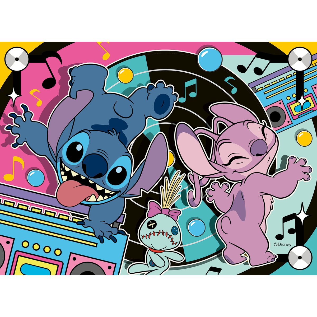 Ravensburger Puzzle Disney Stitch Sporty Stitch 4 In a Box