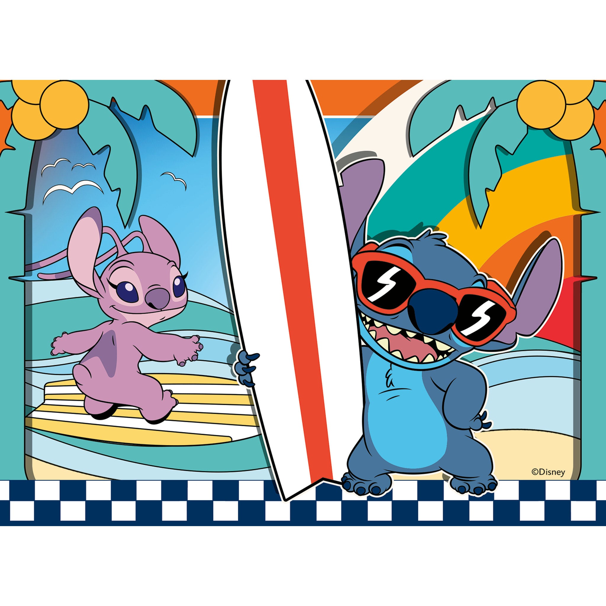 Ravensburger Puzzle Disney Stitch Sporty Stitch 4 In a Box