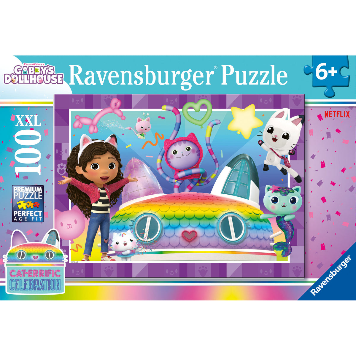 Ravensburger Puzzle Gabby's Dollhouse 100 Piece