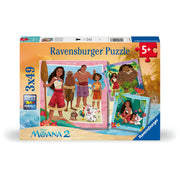 Ravensburger Puzzle Disney Moana 2 3 x 49 Piece