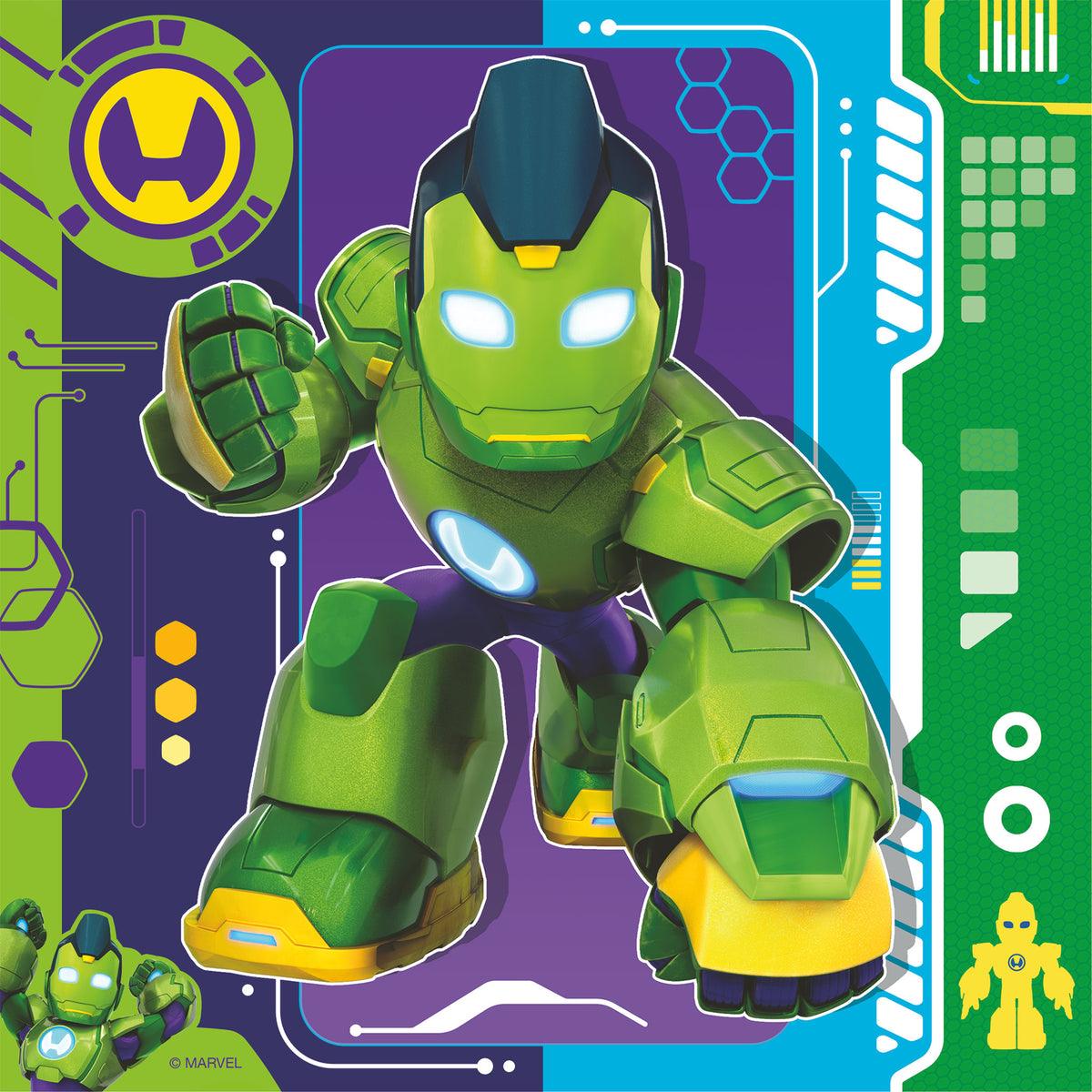 Ravensburger Puzzle Iron Man & His Awesome Friends 3 x 49 Piece