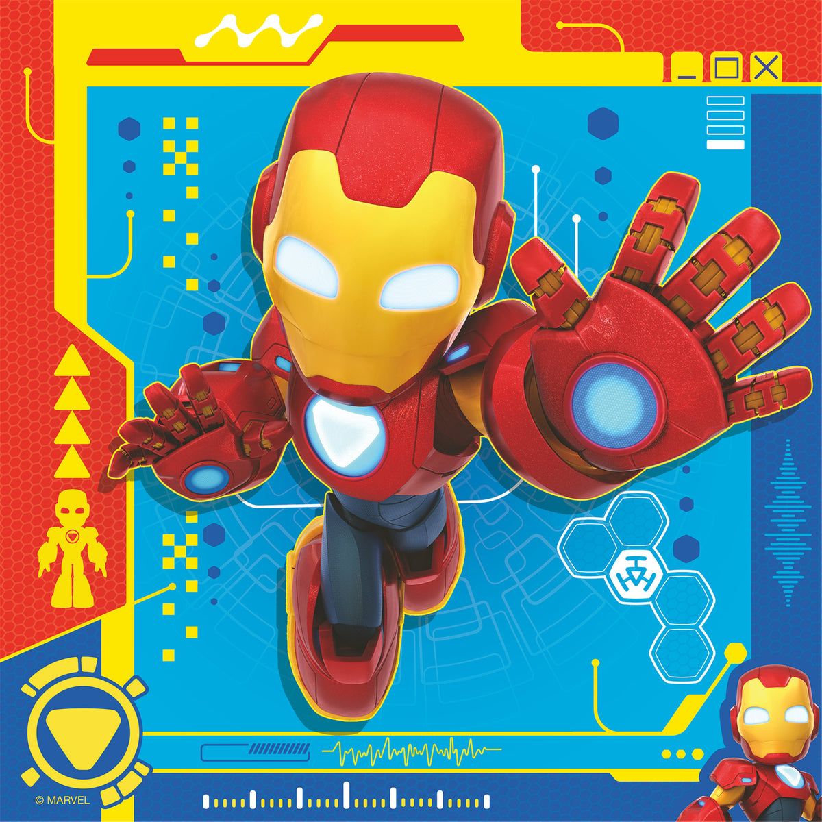 Ravensburger Puzzle Iron Man & His Awesome Friends 3 x 49 Piece