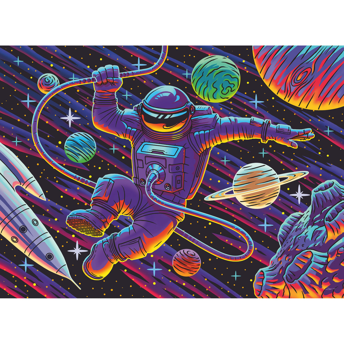 Ravensburger Puzzle Outer Space Adventure 200 Piece