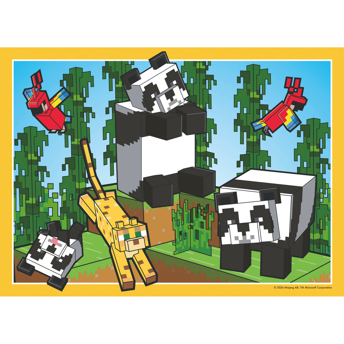 Ravensburger Puzzle Minecraft Realms & Adventure 4 x 100 Piece