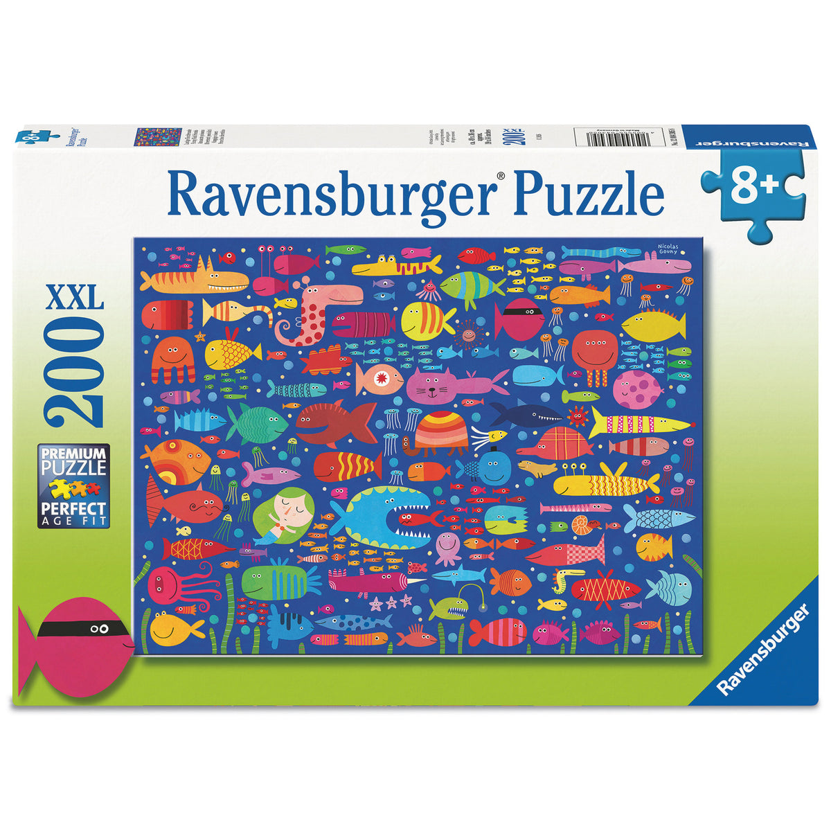 Ravensburger Puzzle Funny Fish Friends 200 Piece