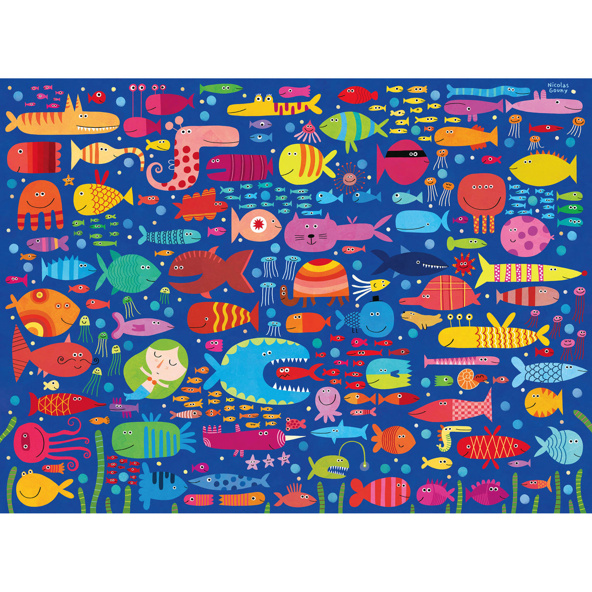 Ravensburger Puzzle Funny Fish Friends 200 Piece