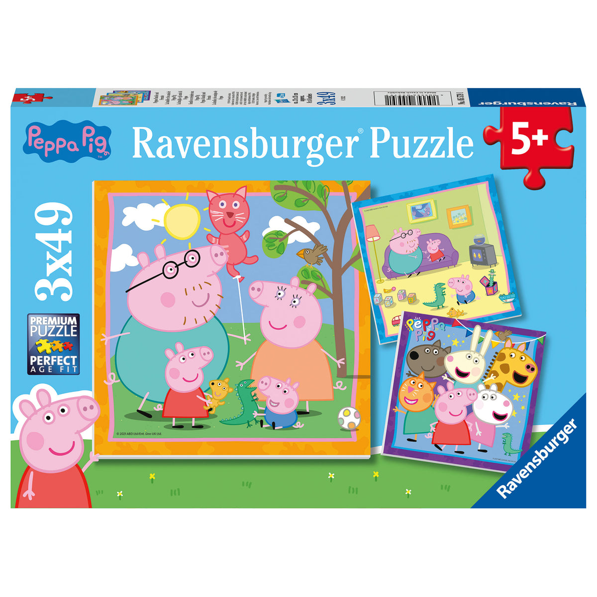 Ravensburger Puzzle Peppa's Family & Friends 3 x 49 Piece