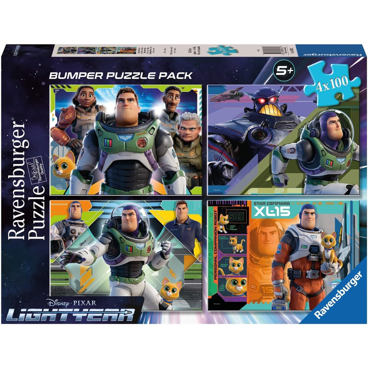Ravensburger Puzzle Disney Pixar Buzz Lightyear 4 x 100 Piece