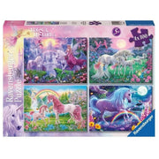 Ravensburger Puzzle Magical Unicorns 4 x 100 Piece