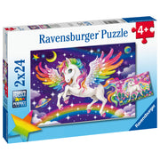 Ravensburger Puzzle Unicorn and Pegasus 2 x 24 Piece