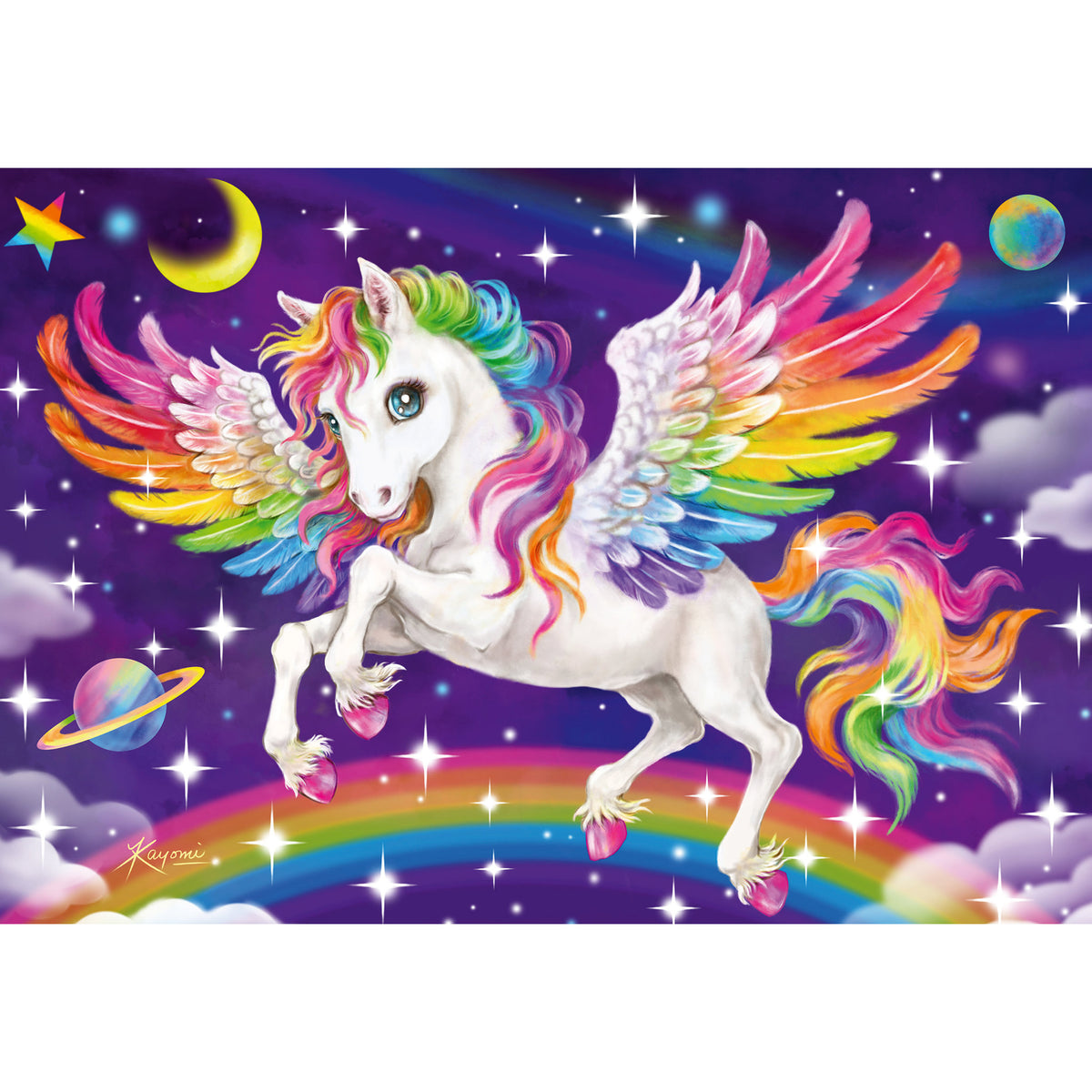 Ravensburger Puzzle Unicorn and Pegasus 2 x 24 Piece