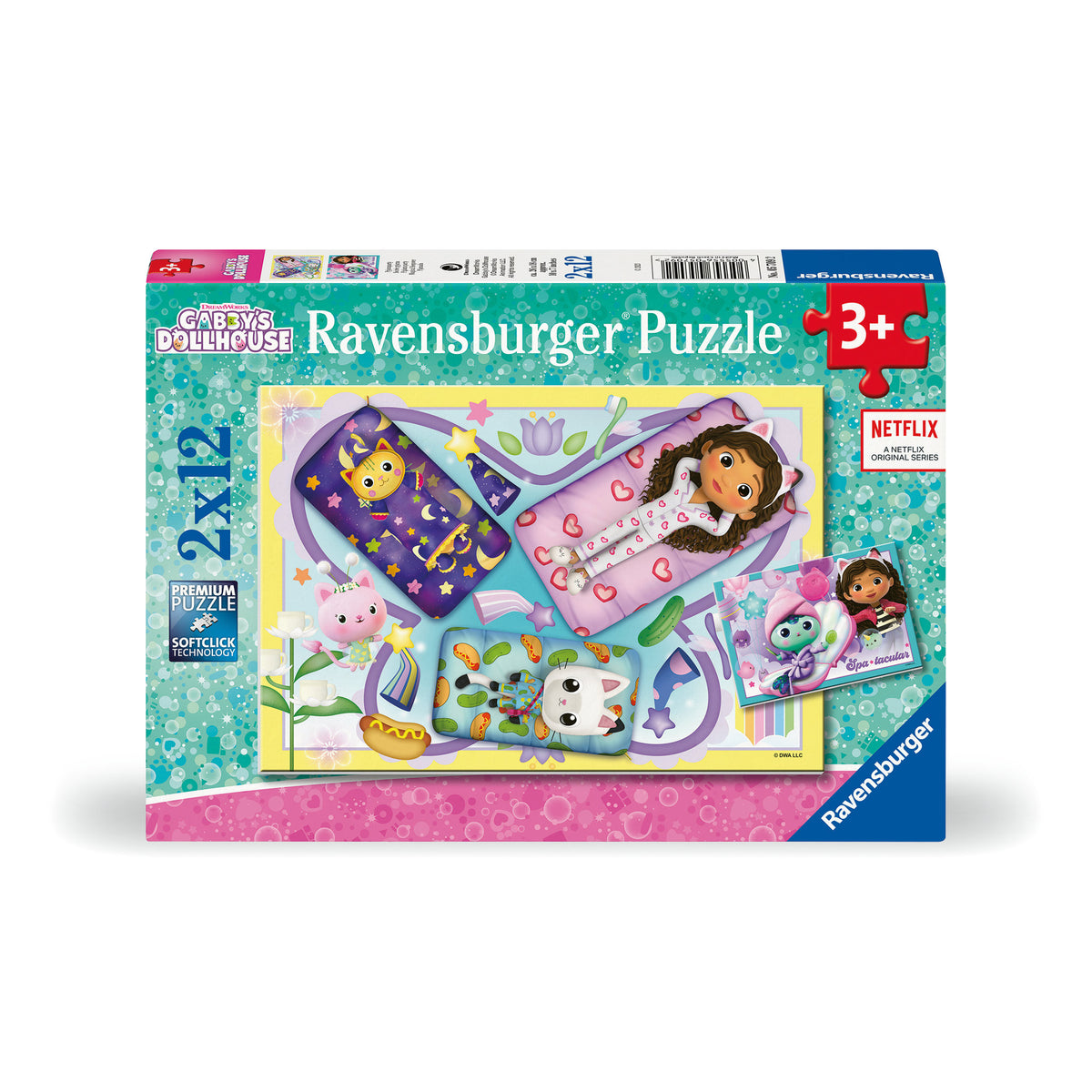 Ravensburger Puzzle Gabby's Dollhouse 2 x 12 Piece