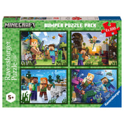 Ravensburger Puzzle Minecraft Bumper 4 x 100 Piece