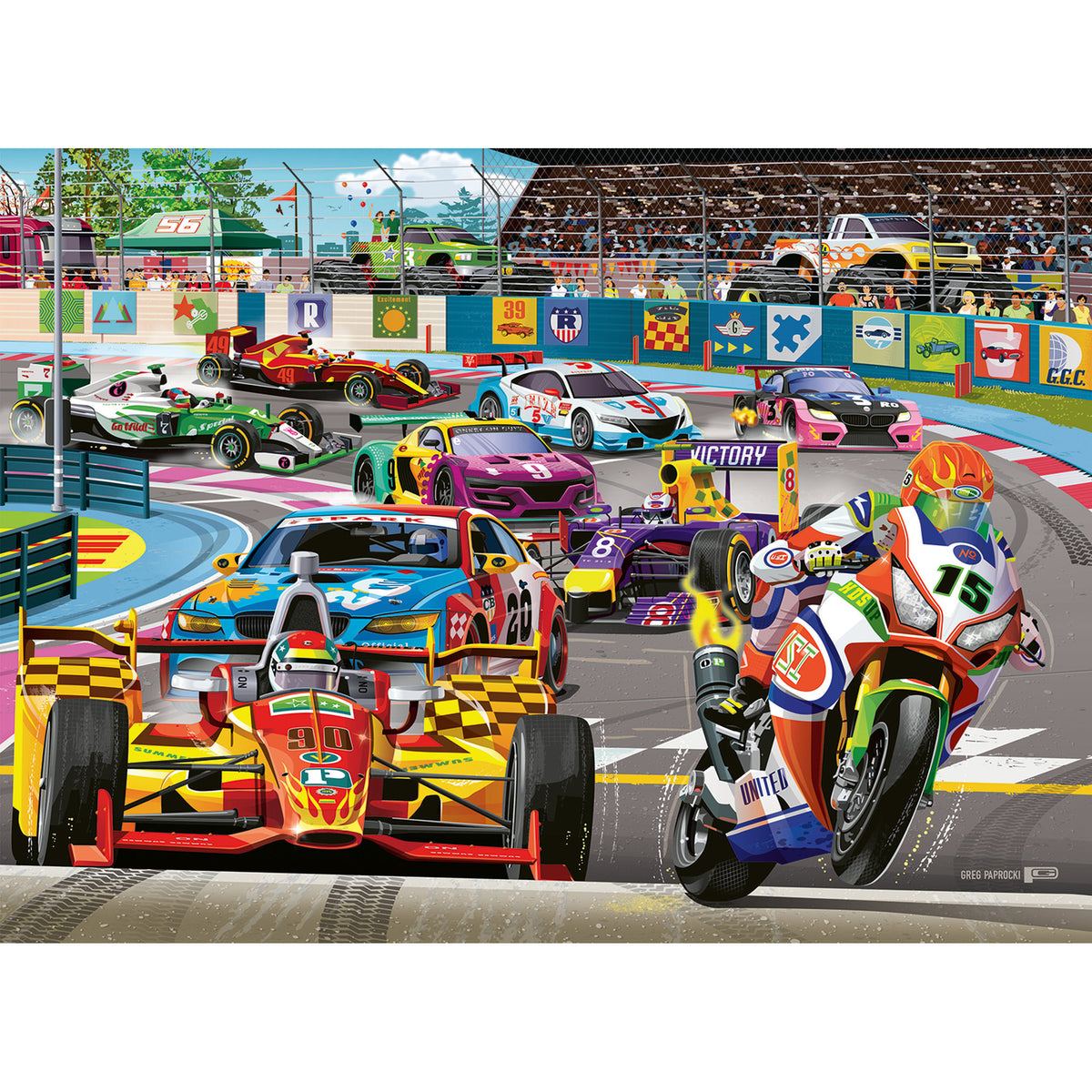 Ravensburger Puzzle Racetrack Rally 60 Piece