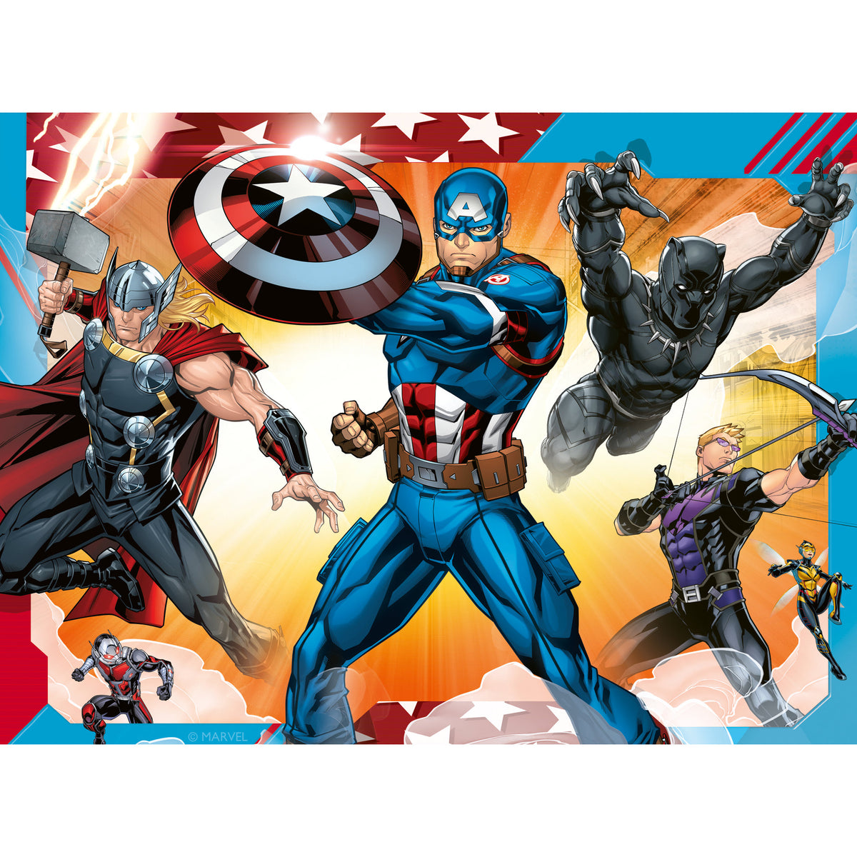 Ravensburger Puzzle Marvel Avenger 4 In a Box