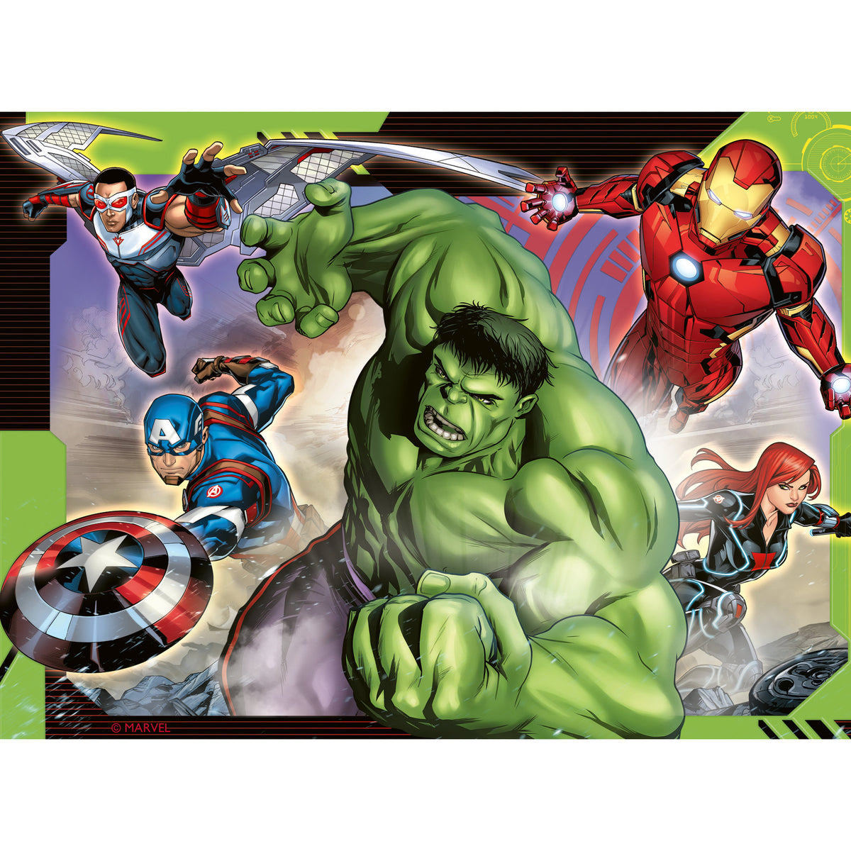 Ravensburger Puzzle Marvel Avenger 4 In a Box