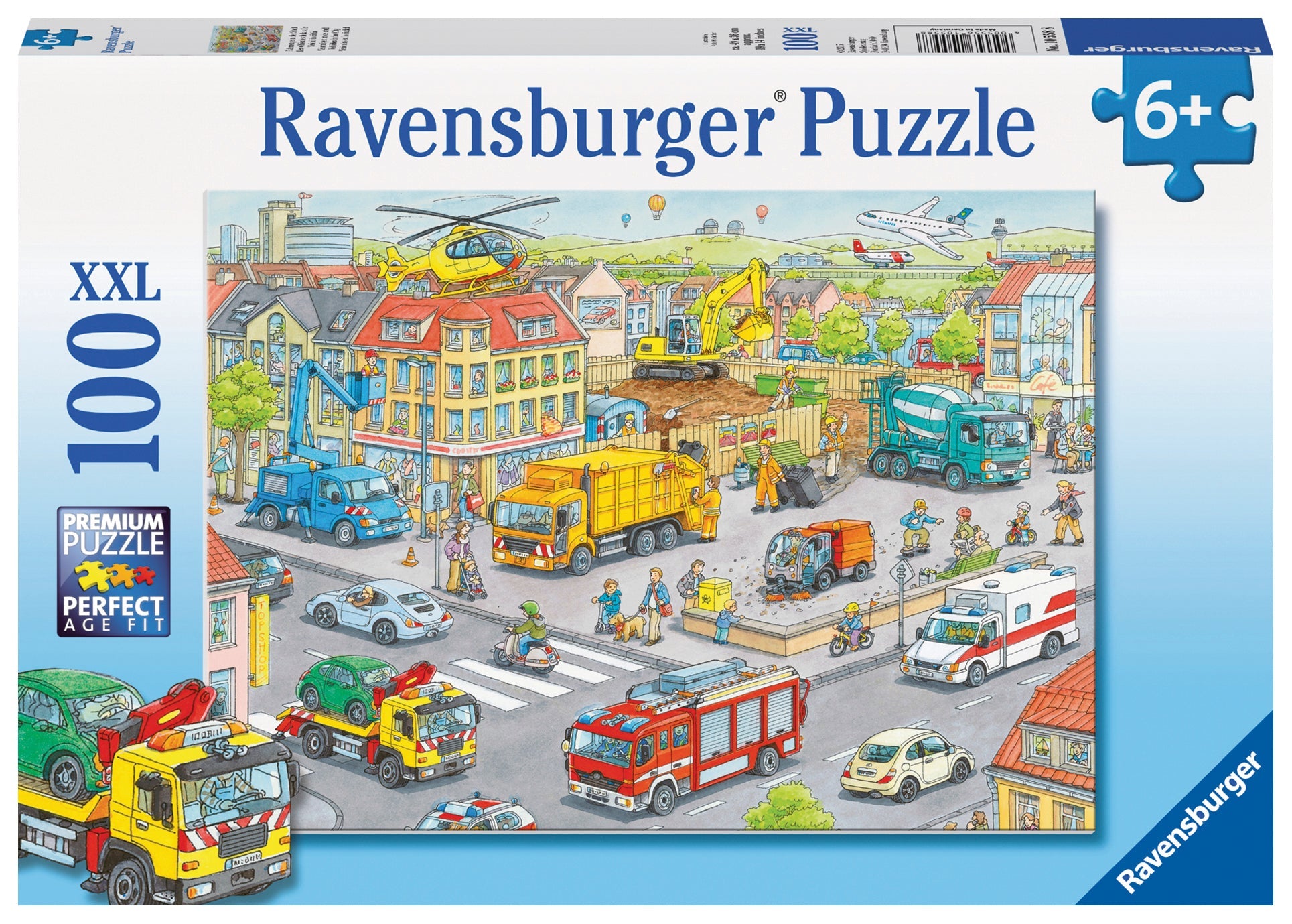 Ravensburger Vehicles In The City 100 Piece - Toyworld Australia