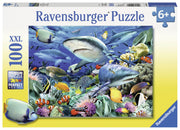 Ravensburger Reef Of The Sharks 100 Piece - Toyworld Australia