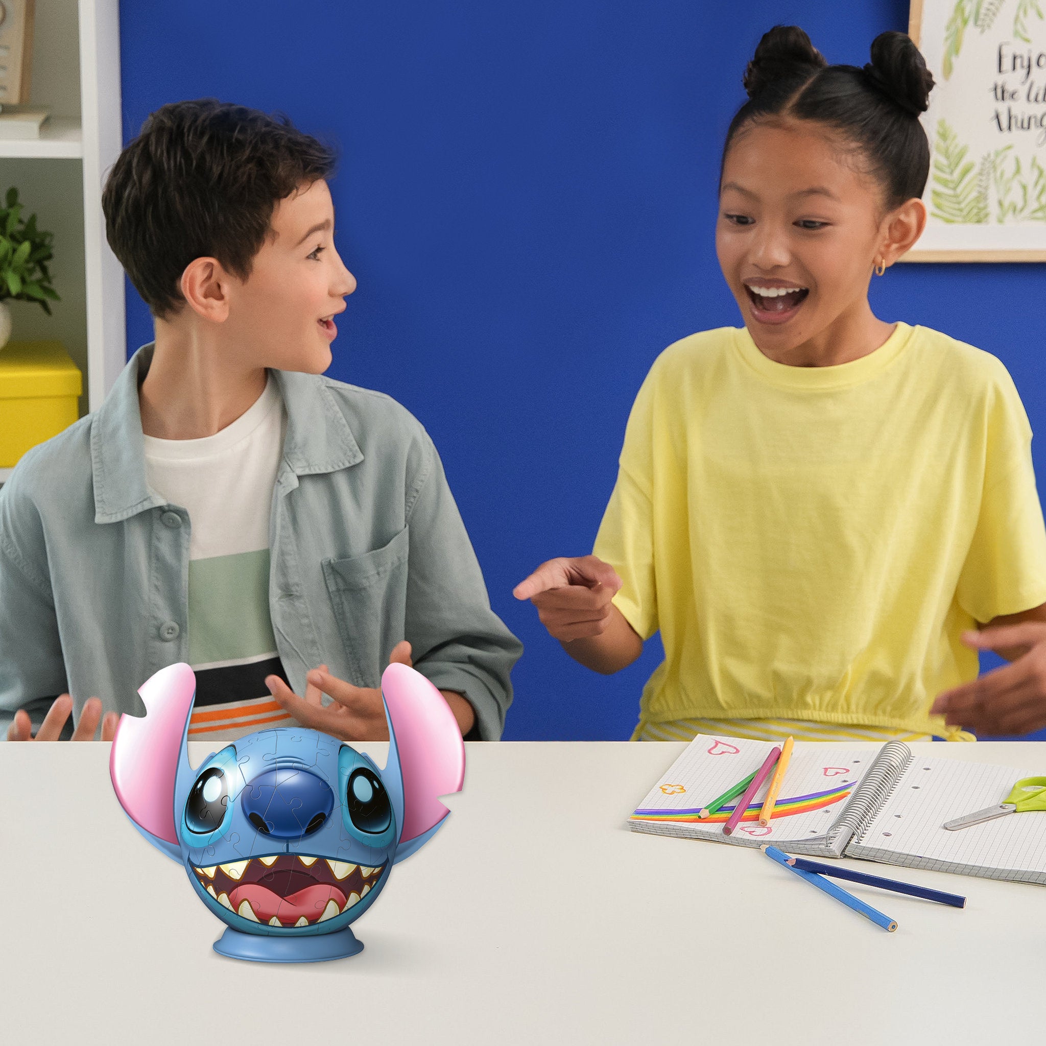 Ravensburger Disney Stitch 3D Puzzleball Stitch with Ears 72 Pieces