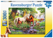 Ravensburger Horses By The Stream 300 Piece - Toyworld Australia