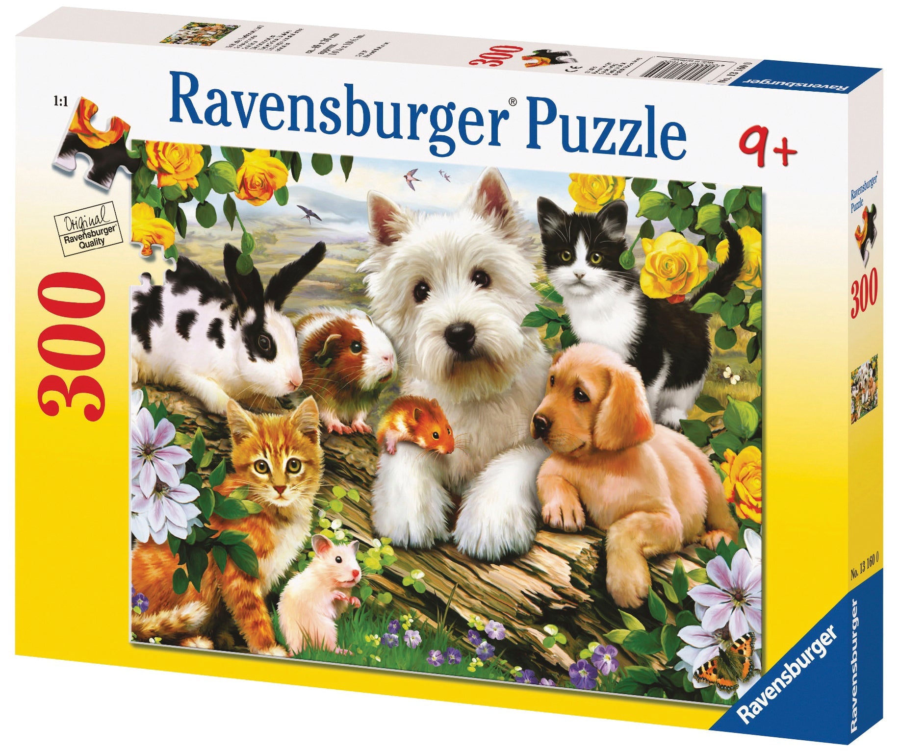 Ravensburger Happy Animal Babies 300 Piece - Toyworld Australia